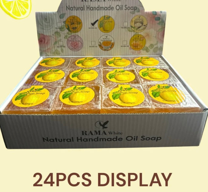 1 pieza de jabón artesanal de limón blanqueador y ayuda con acné